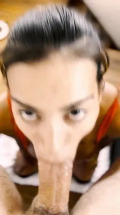 sexy cocksucker eye contact