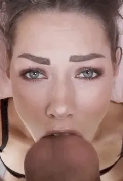 balls deep down the throat