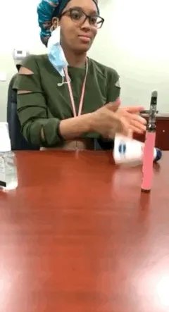 getting ready for the meeting