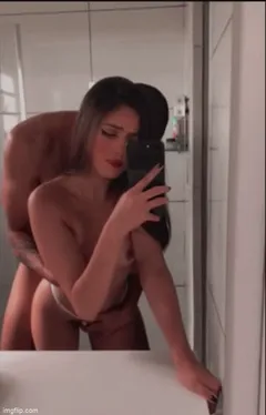 brunette babe films herself being fucked