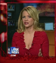 mega busty news lady