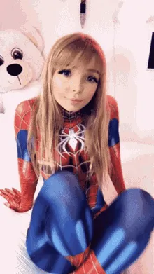 asian spiderwoman ahegao