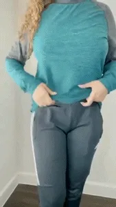 showing off the goods