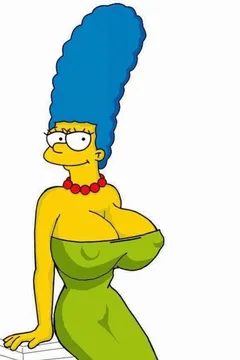 marge simpson making cocks hard and shit