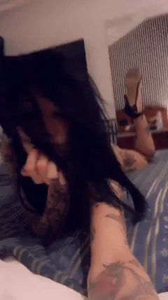 hot brunette tattooed babe megan inky