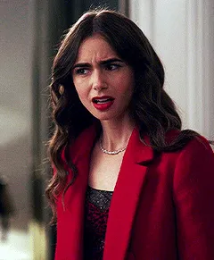 lily collins  brunette
