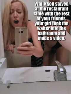 wife with waiter