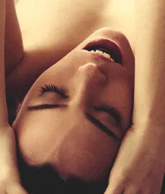 sexy brunette is loving it!!! (o-face)