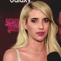 sexy emma roberts hair flip