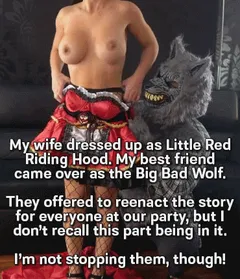 little red riding ho and the big cock wolf