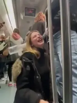 genz teen sucks bfs cock on the train