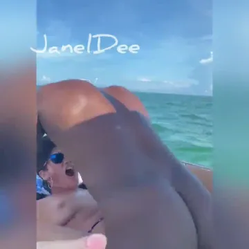 Interracial Hotwife takes BBC on boat while husband records
