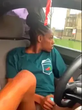 Filli sexy ebony almost got caught masterbating in car