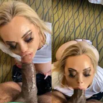 Big Tits Blonde Slut Sucks BBC Like A Pro snapchat leaked nudes