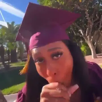 Damn, I guess she couldn’t wait till after the ceremony 😭