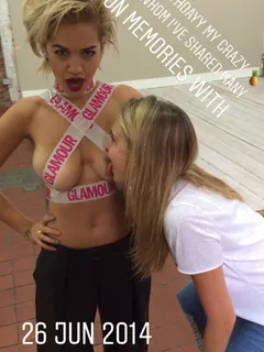 rita ora & cara delevingne sexy