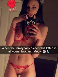 big sis is feline horny