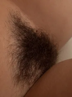 iveta z, beautiful bush hairy pussy close-up.