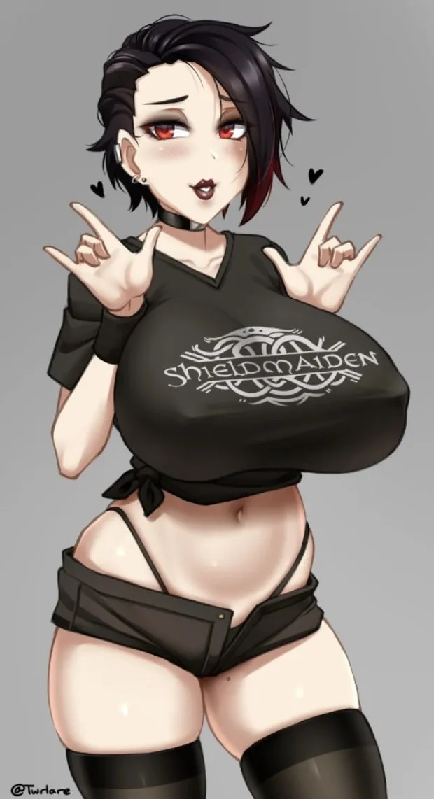 big titty goth gf