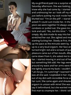 ex-girlfriend get the creampie she always wanted.