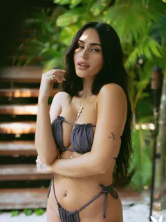 Claudia Tihan in Playboy set Island Attitude