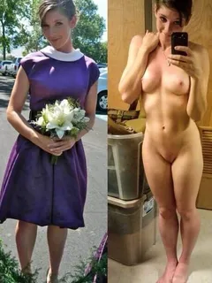 clothed/nude fit amateur