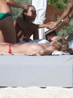 slim toni garrn topless in miami