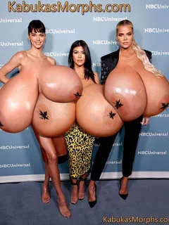 kendall jenner, kourtney & khloé kardashian huge tits festival