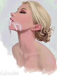 elsa gets a mouthful