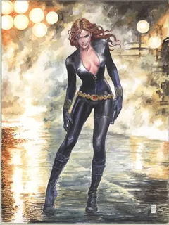 black widow by manara