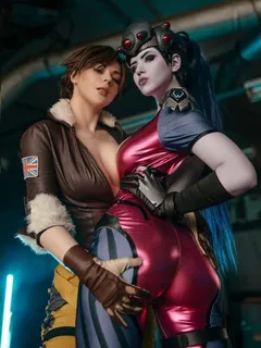 tracer (adamaecosplay) & widowmaker (alina becker) #1