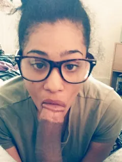 nerdy blowjob