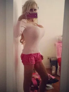 sharon lopatka homicide is a super sweet bimboid taking a self shot on short pink short shorts - sgb