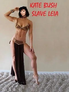 kate bush as sexy slave leia