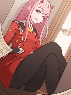 zero two (darling in the franxx) drawn by xipel