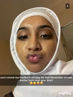 muslim teen ruins her brother’s no nut november challenge and posts about it online