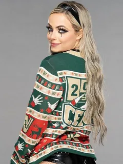 050 liv morgan in sexy red/green x-mas sweater #10!