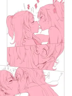 hot yuri kissing