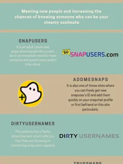 best apps to find hot snapchats women and guys - infographic