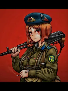 soviet with an ak