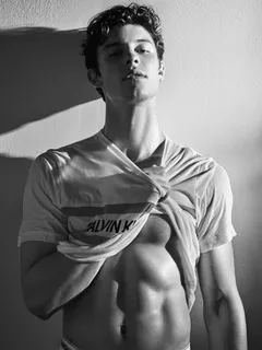 shawn mendes showing abs