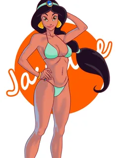 princess jasmine bikini.