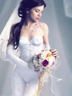 incredible bridal bodypaint