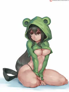 asui tsuyu sketch (my hero academia) by cutesexyrobutts