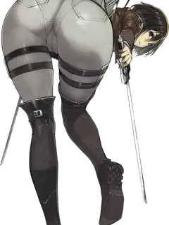 mikasa's fat butt