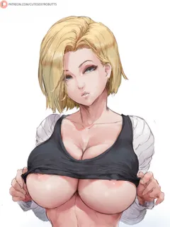 android 18 by cutesexyrobutts