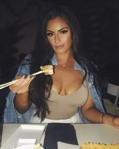 nazanin kavari with cleavage