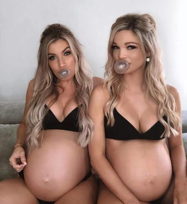 pregnant brats chewing bubble gum