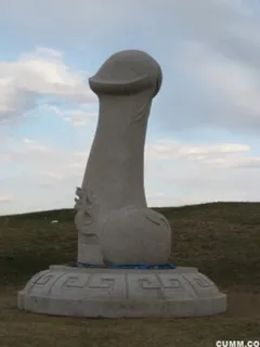 the-cocks-of-god-penis-statue-in-mongolia