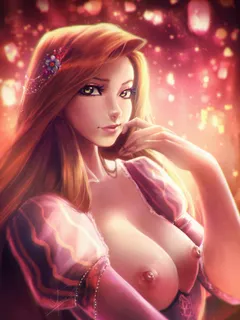 hot rapunzel art